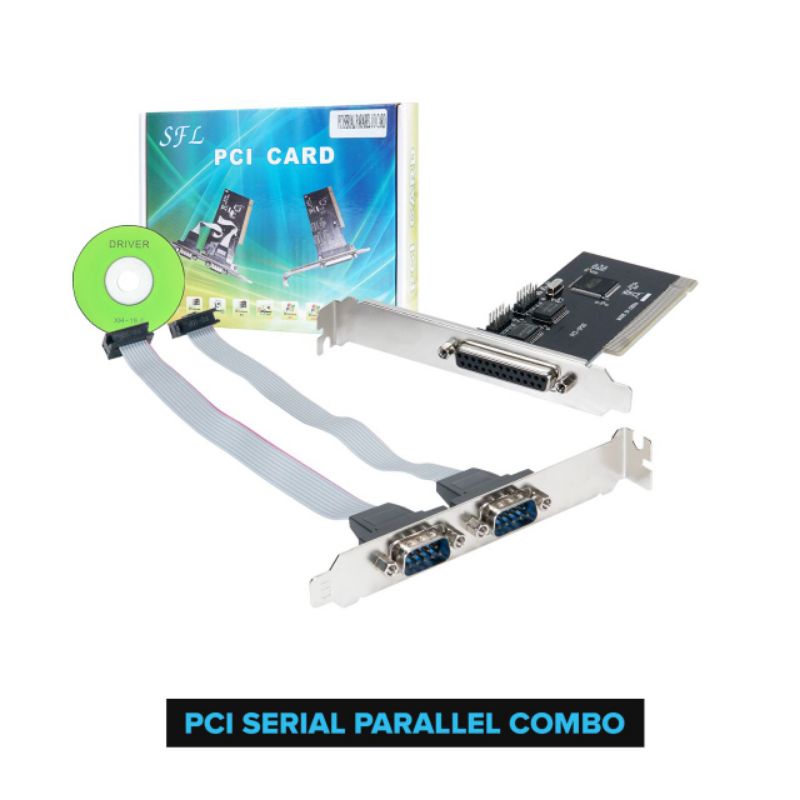 pci express IO card 2 x serial +1 x combo