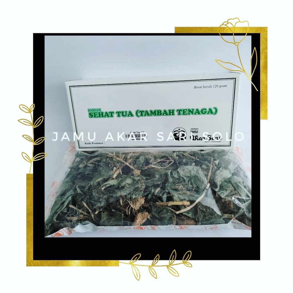 

Jamu Akar Sari - Sehat Tua Rebusan / Ramuan - Jamu Tambah Tenaga Lansia