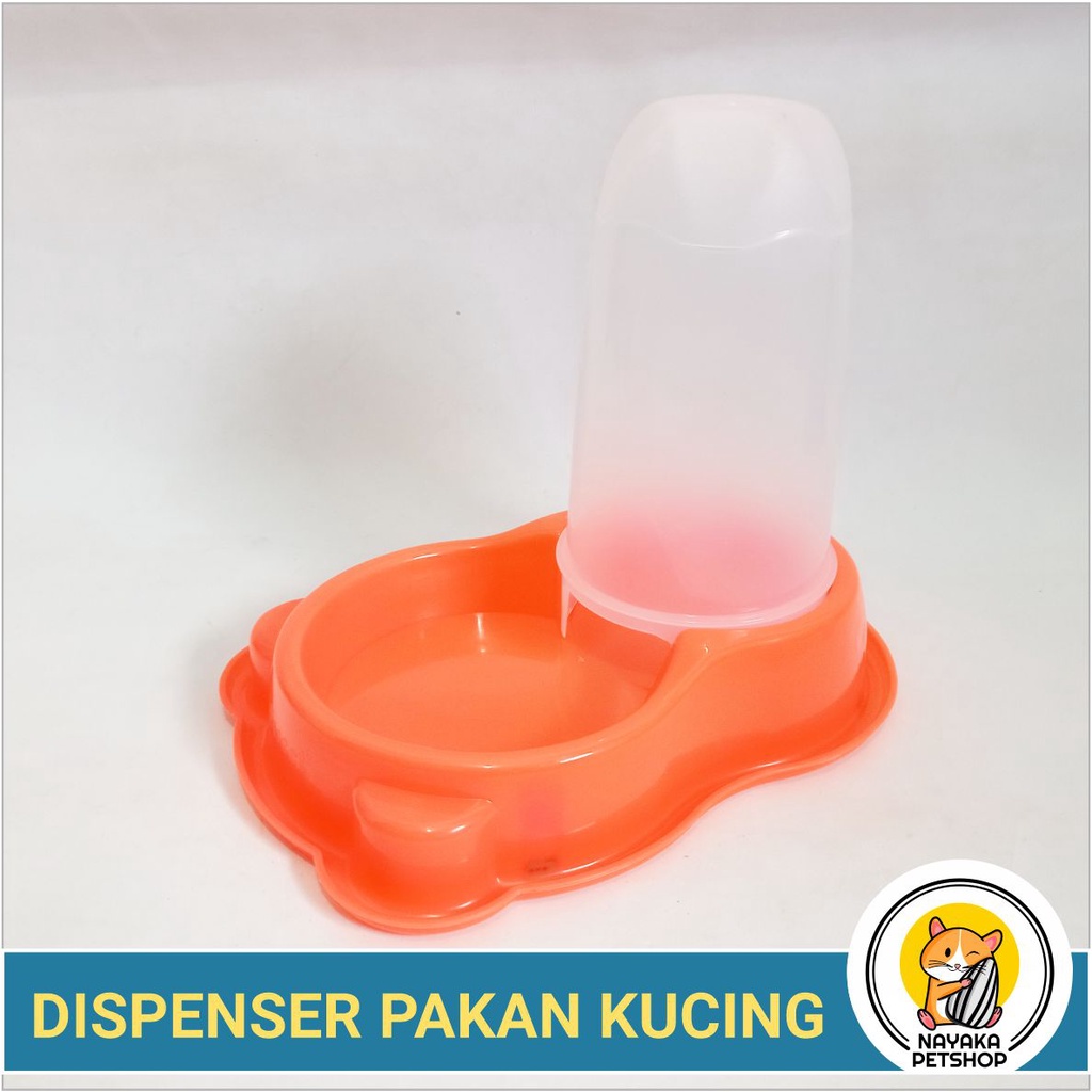 Dispenser Pakan Kucing Otomatis Kapasitas 700 gr Anti Semut Pet Bowl Feeder Kelinci Musang