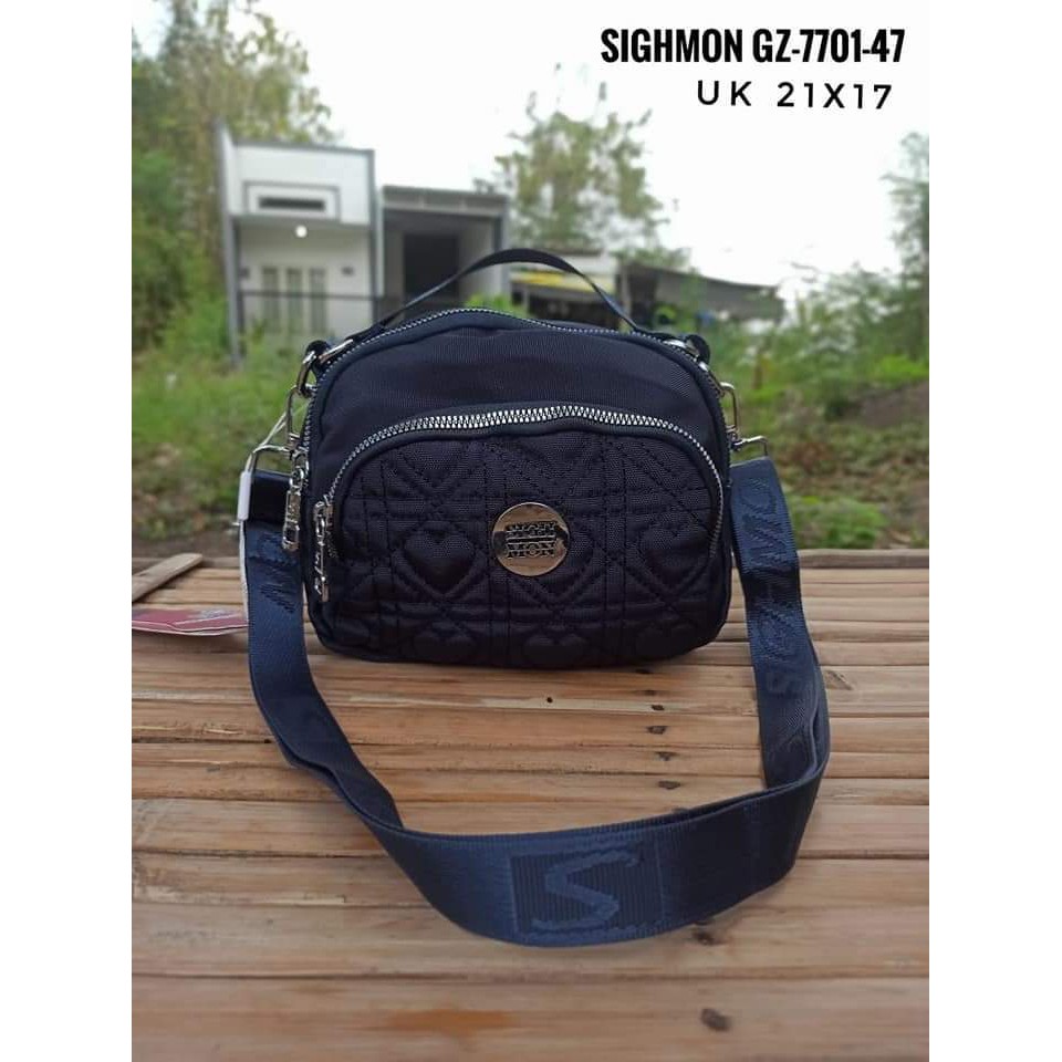 Sighmon Slempang GZ 7701-47 bahan Kanvas Terbaru. Tas selempang wanita Tas Wanita Tas Sighmon Kanvas Sighmon Slempang BEST SELLER.!!!