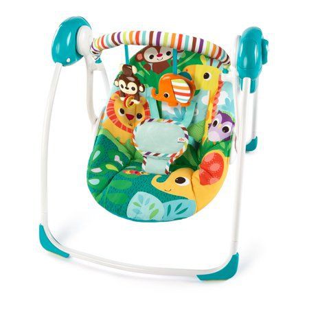 Bright starts portable swing safari.buttery.blossomy