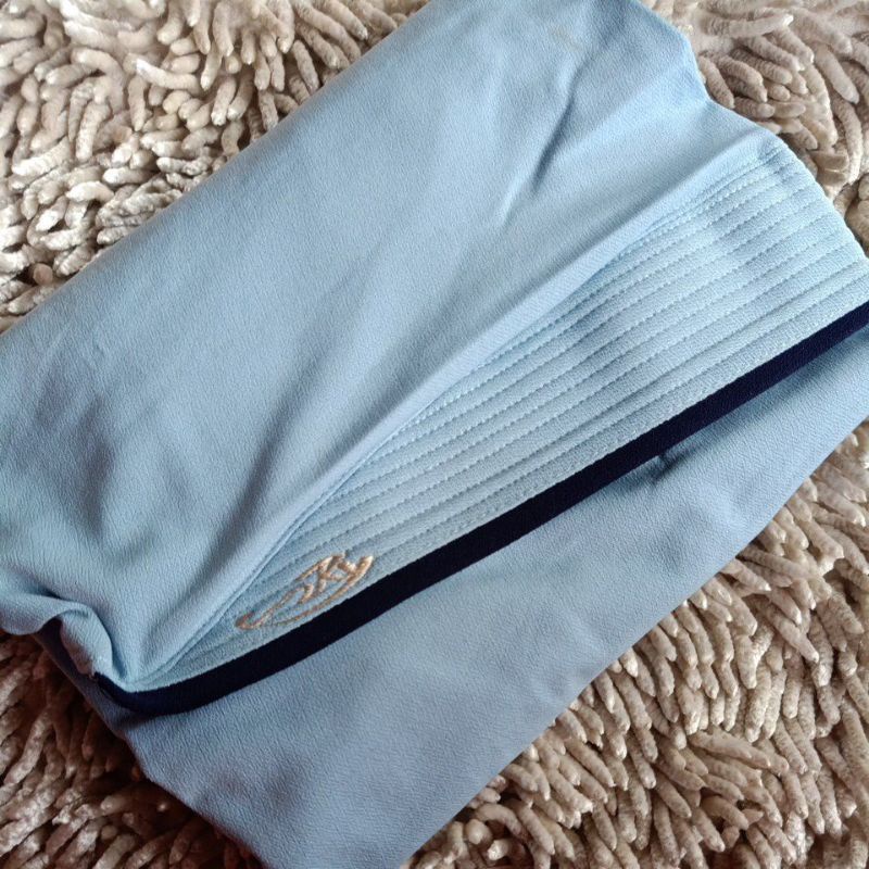 063 SYAR'I LIST ORI AREY HIJAB | JILBAB INSTAN KERUDUNG ORIGINAL-baby blue