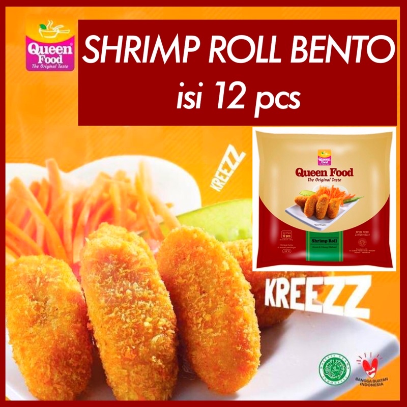 Shrimp Roll Queen Food Bento isi 12