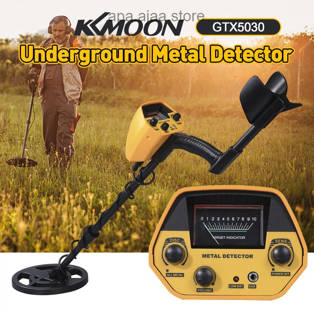 Terbaru KKMOON Pendeteksi Logam Metal Gold Silver Detector Finder - GTX5030 Harga Grosir