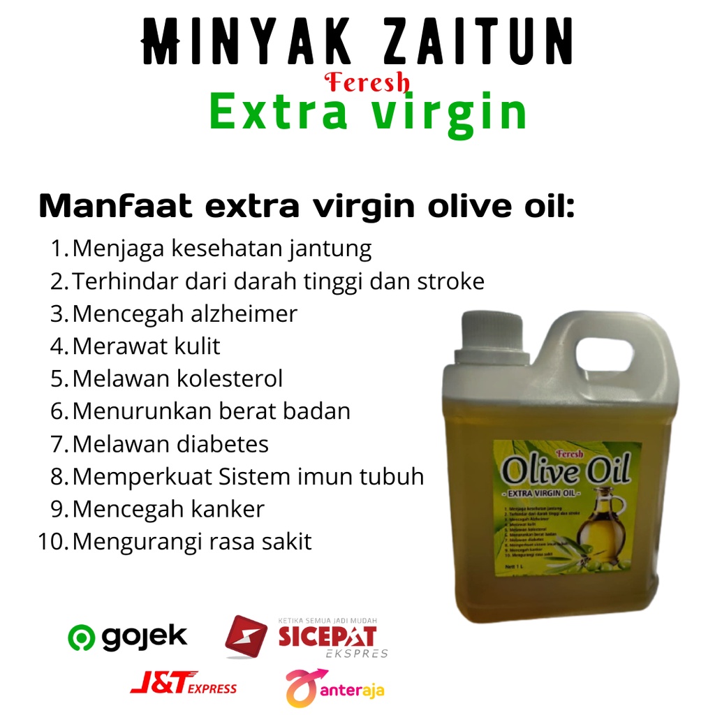 

ORI Minyak Zaitun Extra Virgin Olive Oil 1liter Import