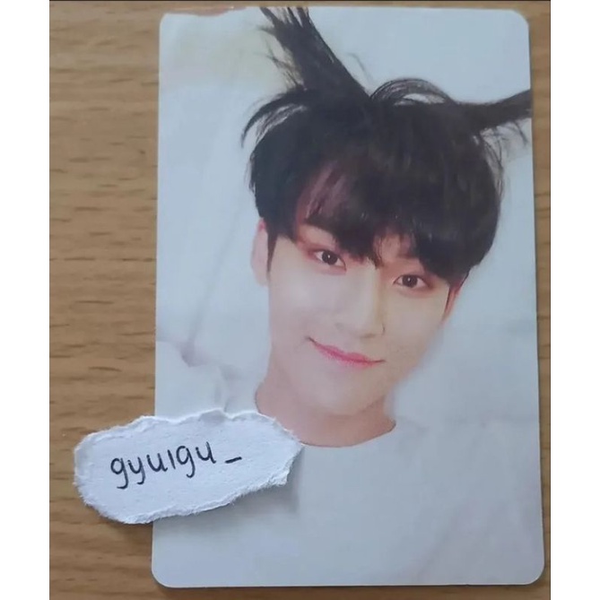 photocard mingyu teen age white gyutena