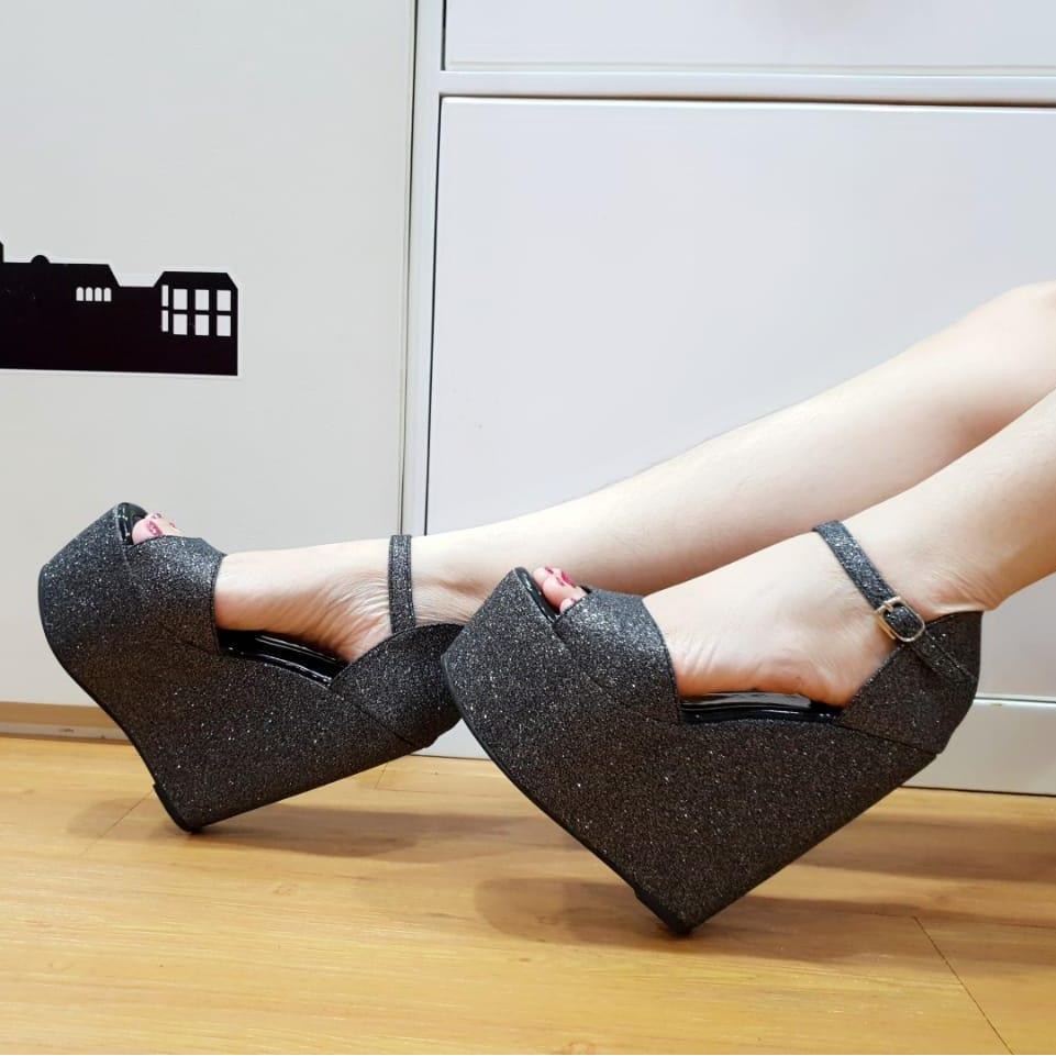 FASHION wedges tali 15cm JKT2531