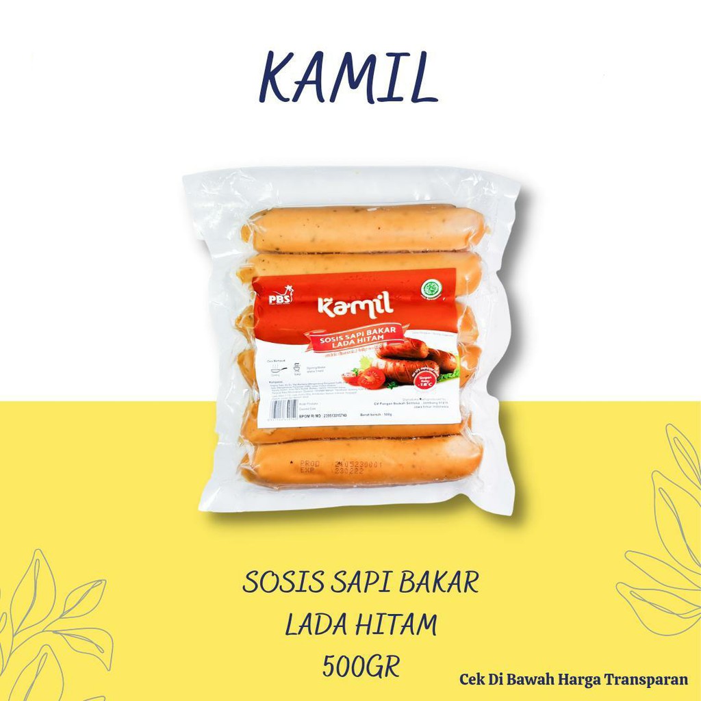 

ADDRIELLA - KAMIL SOSIS SAPI BAKAR LADA HITAM 500gr | KAMIL/FROZENFOOD/FROZENFOOD MURAH