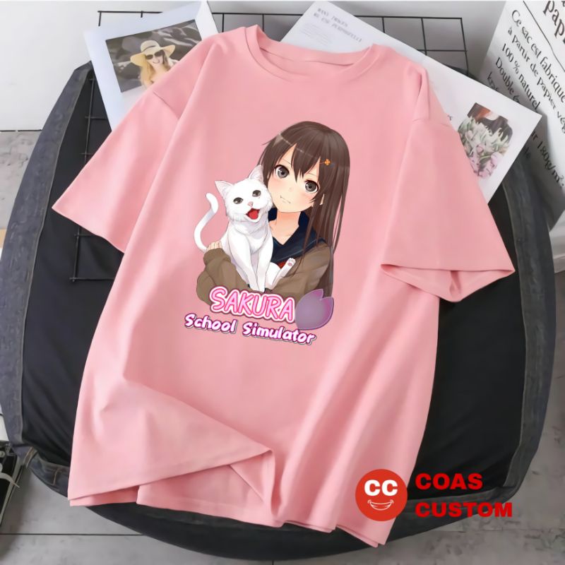 BAJU SAKURA SCHOOL SIMULATOR KAOS ANAK