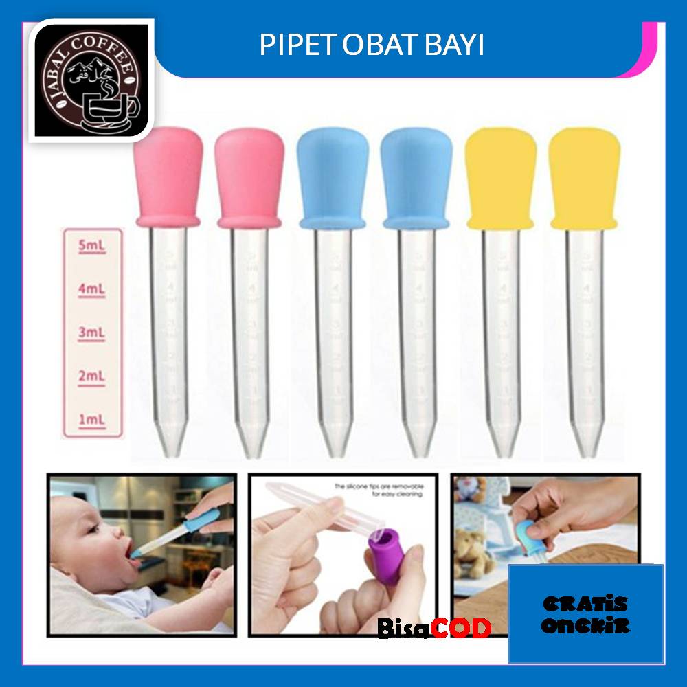 Pipet Tetes Minum Obat Bayi Ukuran 5 Ml / Pipet Bayi / Pipet Obat Bayi 01