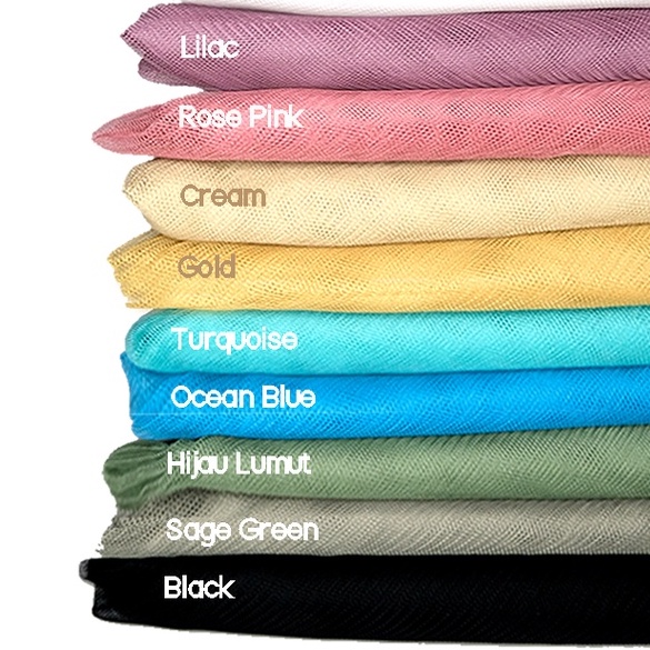 1/2 meter Kain Tile Polos