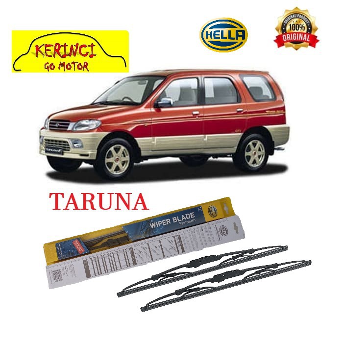 WIPER DAIHATSU TARUNA HELLA PREMIUM 21&quot; &amp; 18&quot; - WIPER HELLA SEPASANG