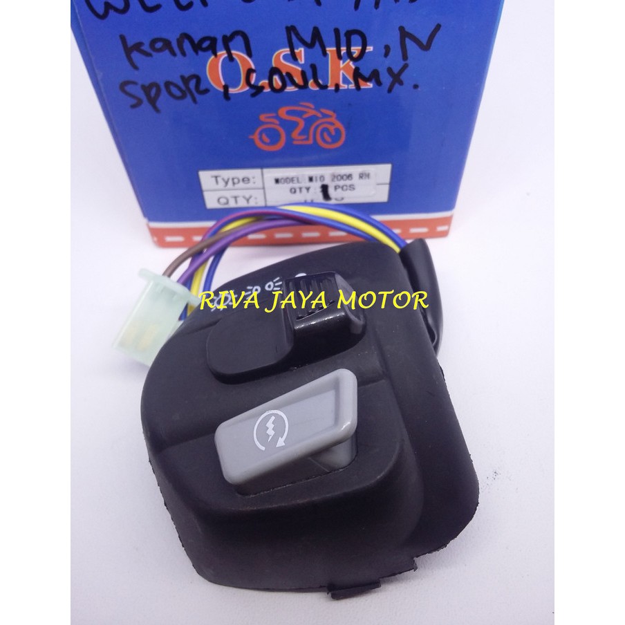 HANDLE SWITCH / SAKLAR KANAN ON OFF LAMPU MIO GT, MIO J,XEON GT,MIO M3 TERMURAH