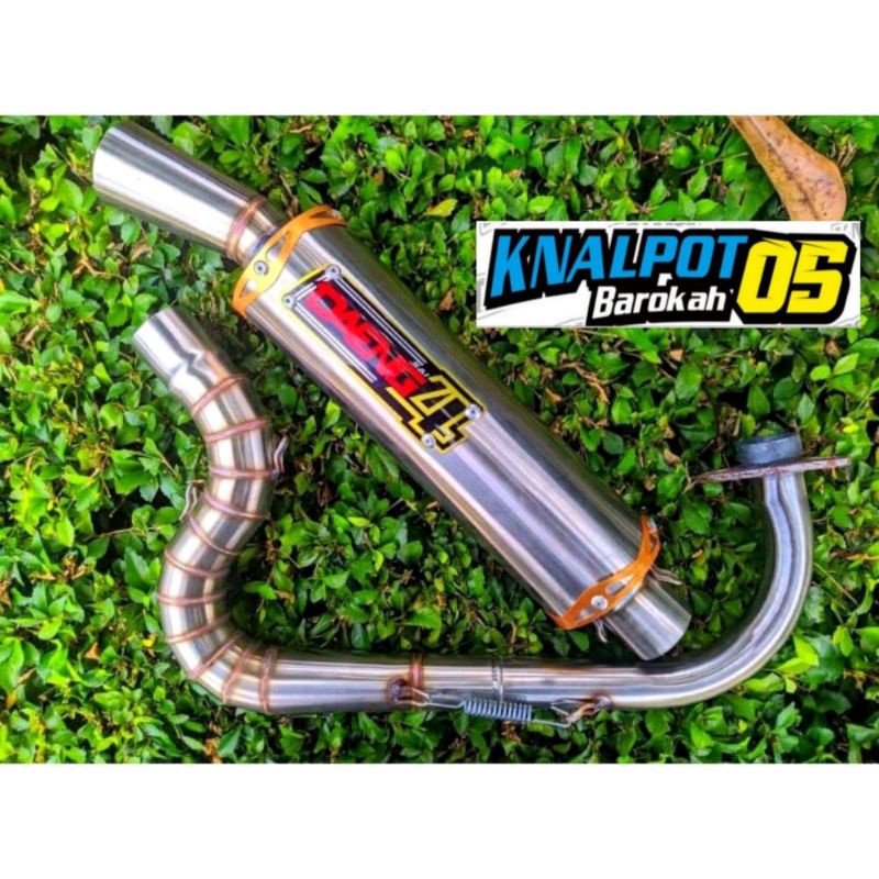 Knalpot DAENG 4 Carbon, Titan inlet 38 mm boskyu beat vario mio n-max