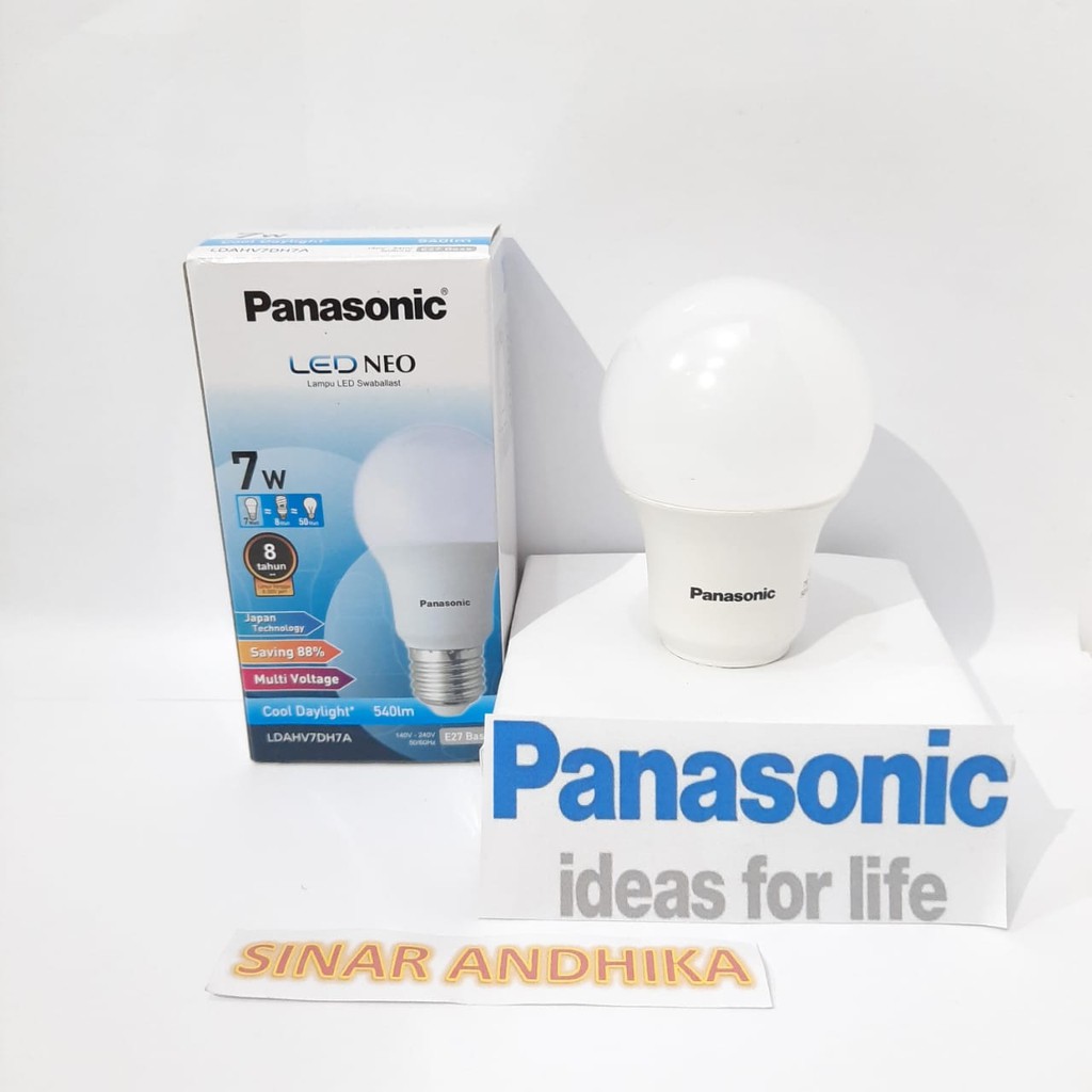 LAMPU LED BULB PANASONIC 7 WATT