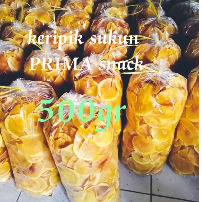 

[【Penjualan Terbaik】]KERIPIK SUKUN 1/2kg / keripik gurih dan renyah rasa bawang