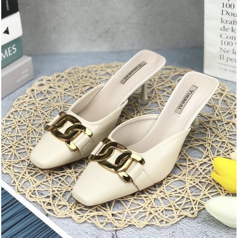 Heelsslop 20228 sendal wanita import realpict