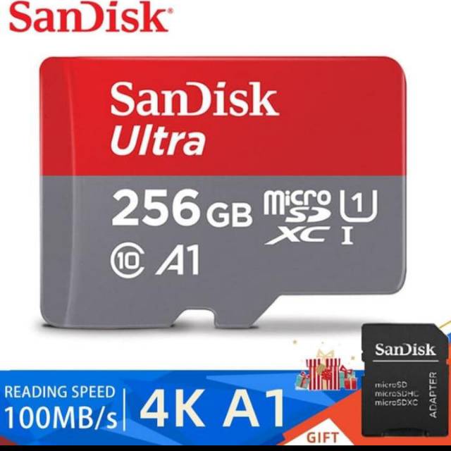 Kartu memori sandisk 512 gb micro sdxc