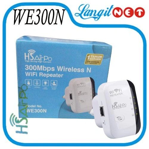 HSAIRPO WE300N WIRELESS N RANGE EXTENDER 300Mbps