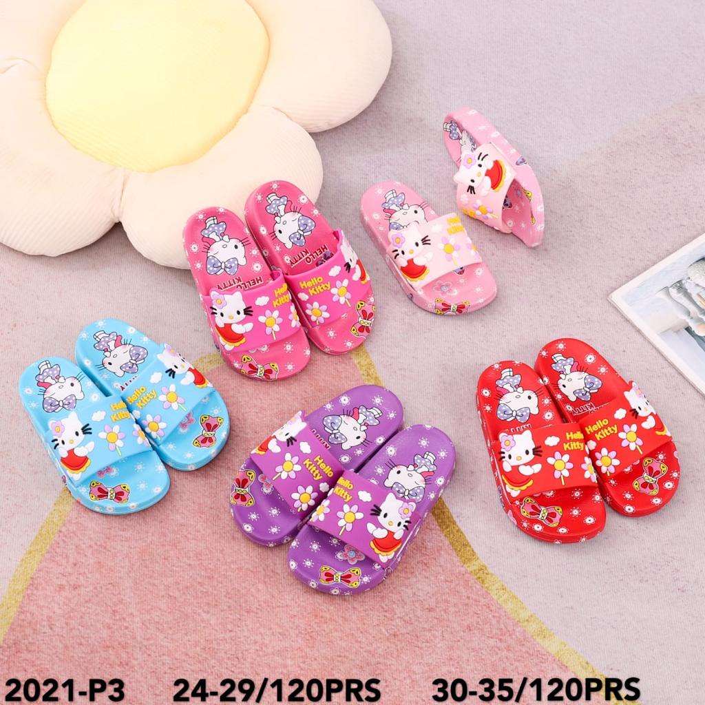 Sandal Selop Anak Perempuan Import Hello Kitty Size 24-29 Winola Collection WNL MC 2021-P3 HK