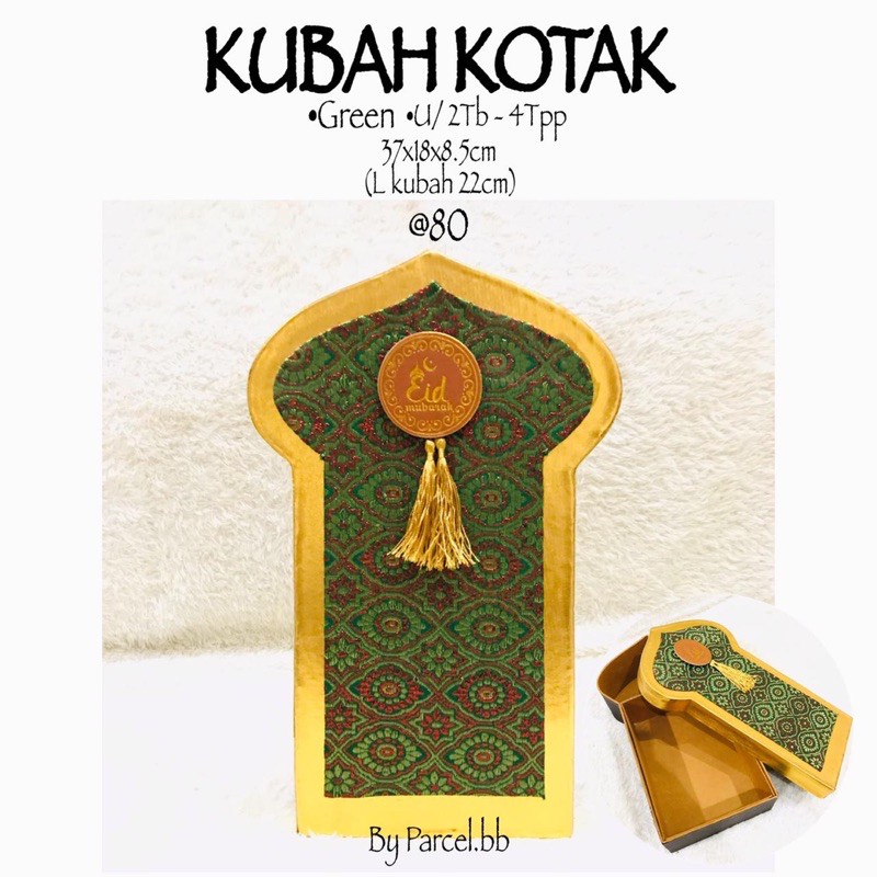 

kubah kotak / box lebaran 2021