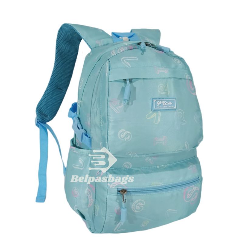 BLB- ransel silvergirl perempuan tas sekolah laptop 70519