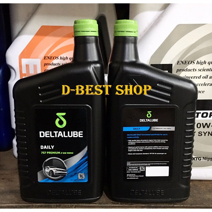 Oli mesin mobil Deltalube 10W/40 - 1 liter