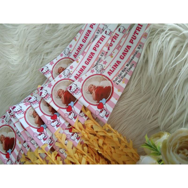 BENDERA AQIQAH KEREN UNIK BAGUS