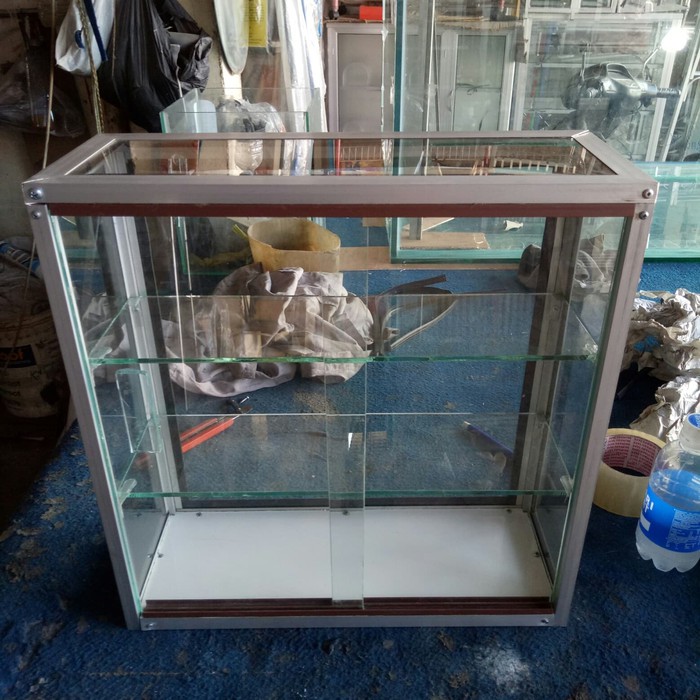 SALE ETALASE ALUMINIUM ROKOK/MAINAN/MAKANAN