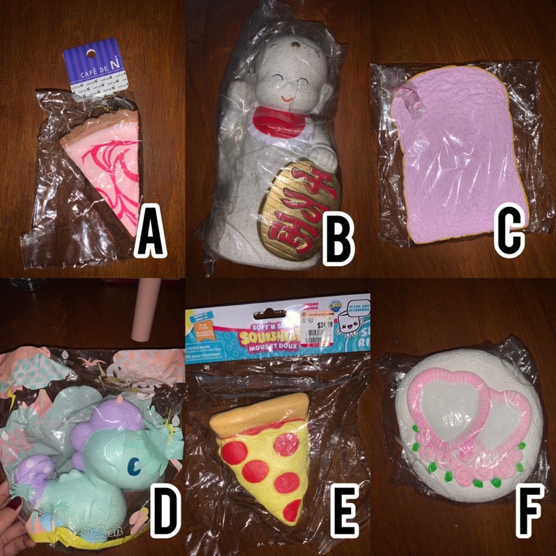 FLASH SALE SQUISHY LICENSED PRELOVED ( Ibloom, Chawa, Dll)