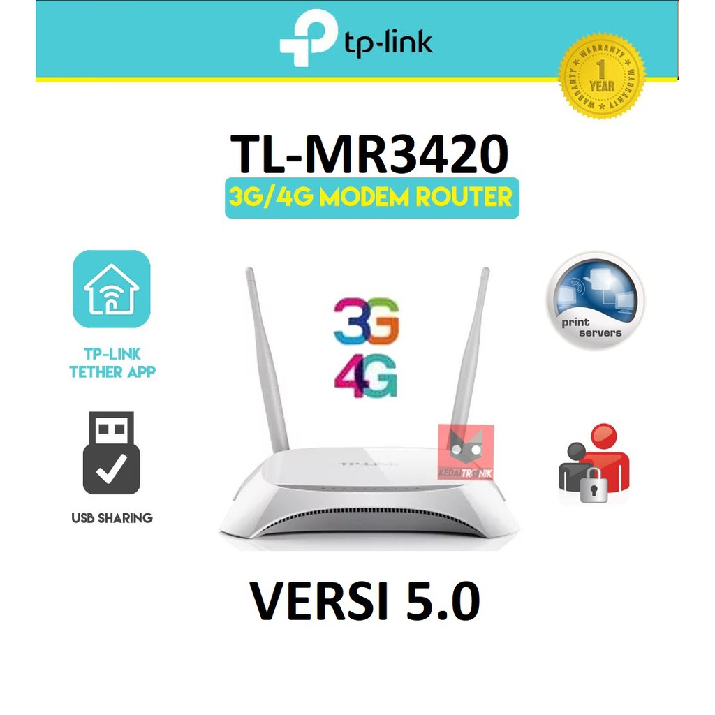 TPLINK MR3420 MR 3420 3G 4G 300mbps