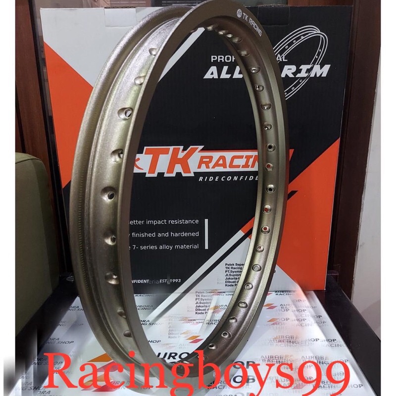 VELG ALMUNIUM RING 17 160 TK RACING EXCEL BRONZE