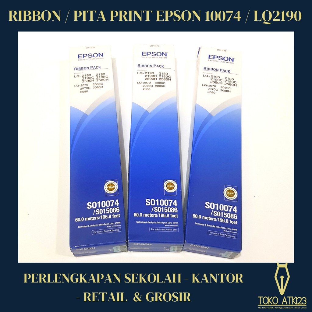 Ribbon Pack / Pita Printer Epson LQ 2170 2180 2190 ORIGINAL