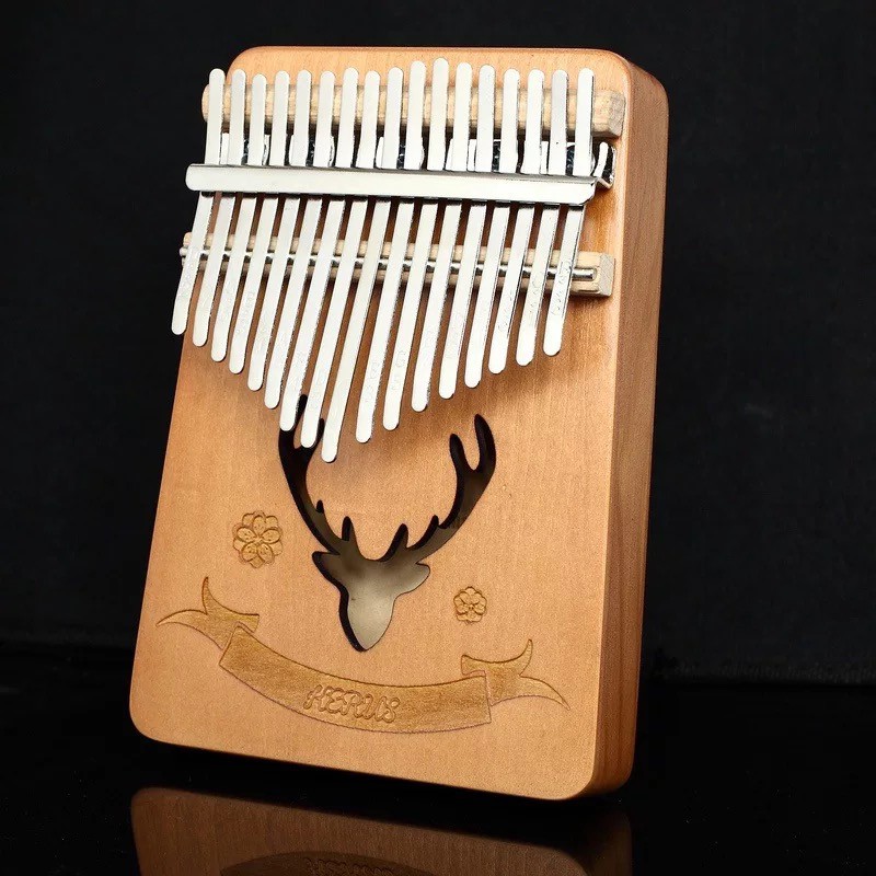 KALIMBA ALAT MUSIK PIANO JARI 17 KEYS THUMB PIANO FINGER Jempol Harpa MINI PIANO Kecapi FULL SET 17