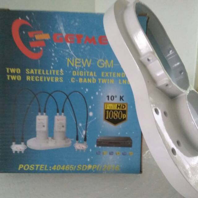 Lnb c band palapa telkom, dual receiver,Getmecom