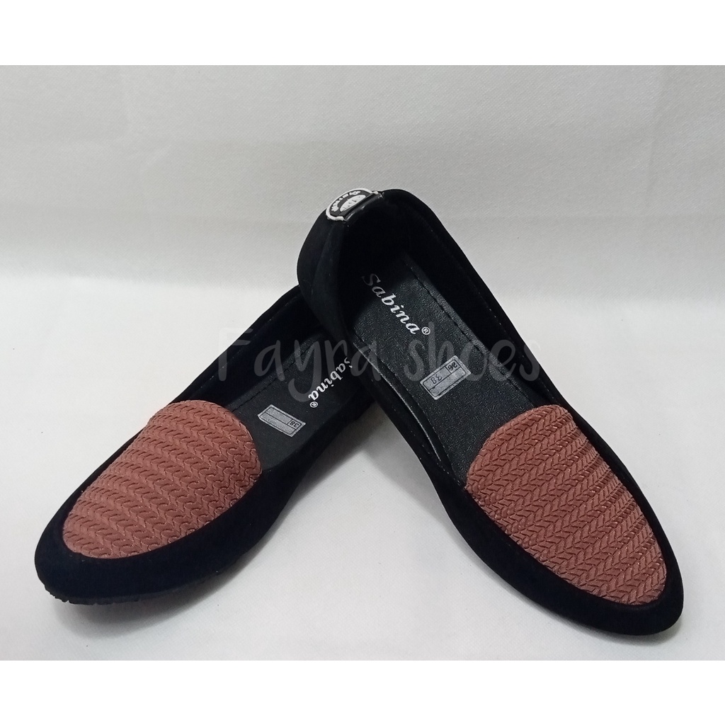 Sepatu wanita Casual Sepatu Wanita Murah Flatshoes Lidah Dixie Balet Sol Karet