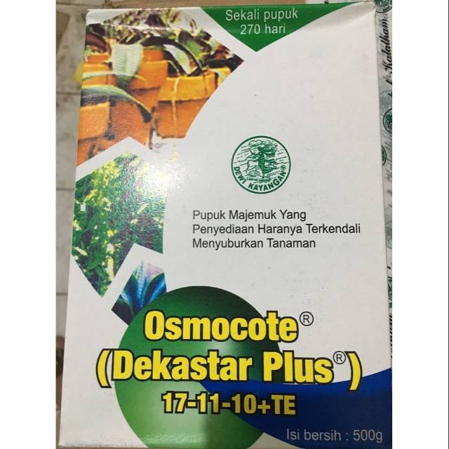 Pupuk penyubur daun DEKASTAR 17-11-10 500gram