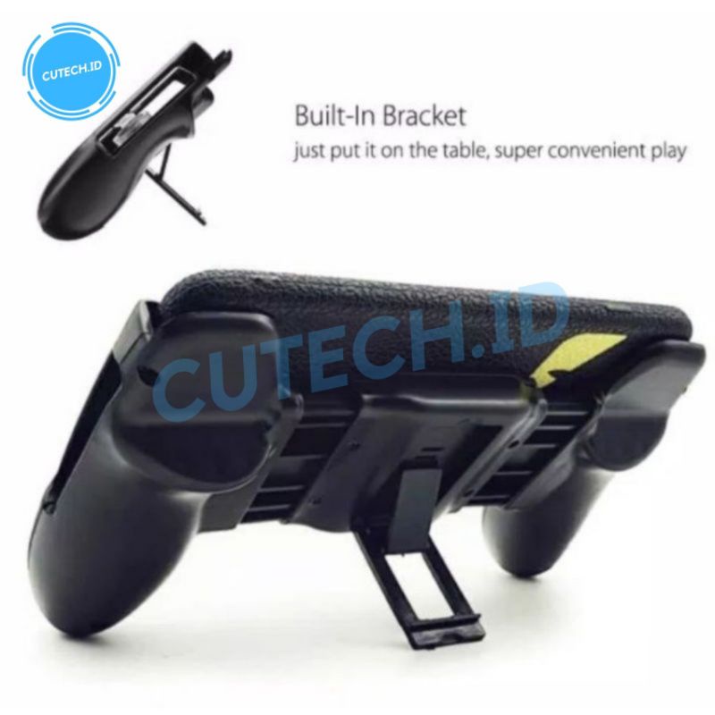 GAMEPAD DENGAN ANALOG JOYSTICK HOLDER HANDPHONE UNTUK MOBILE LEGEND PUBG FREE FIRE