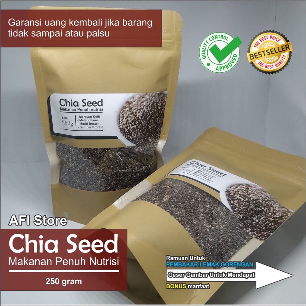 

Cia Seed Obat Herbal Pencernaan 250 gram | Chia Seed | CiaSeed | ChiaSeed