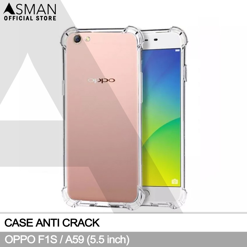 Anti Crack OPPO F1S / A59 (5.5&quot;) | Soft Case Anti Bentur - Clear