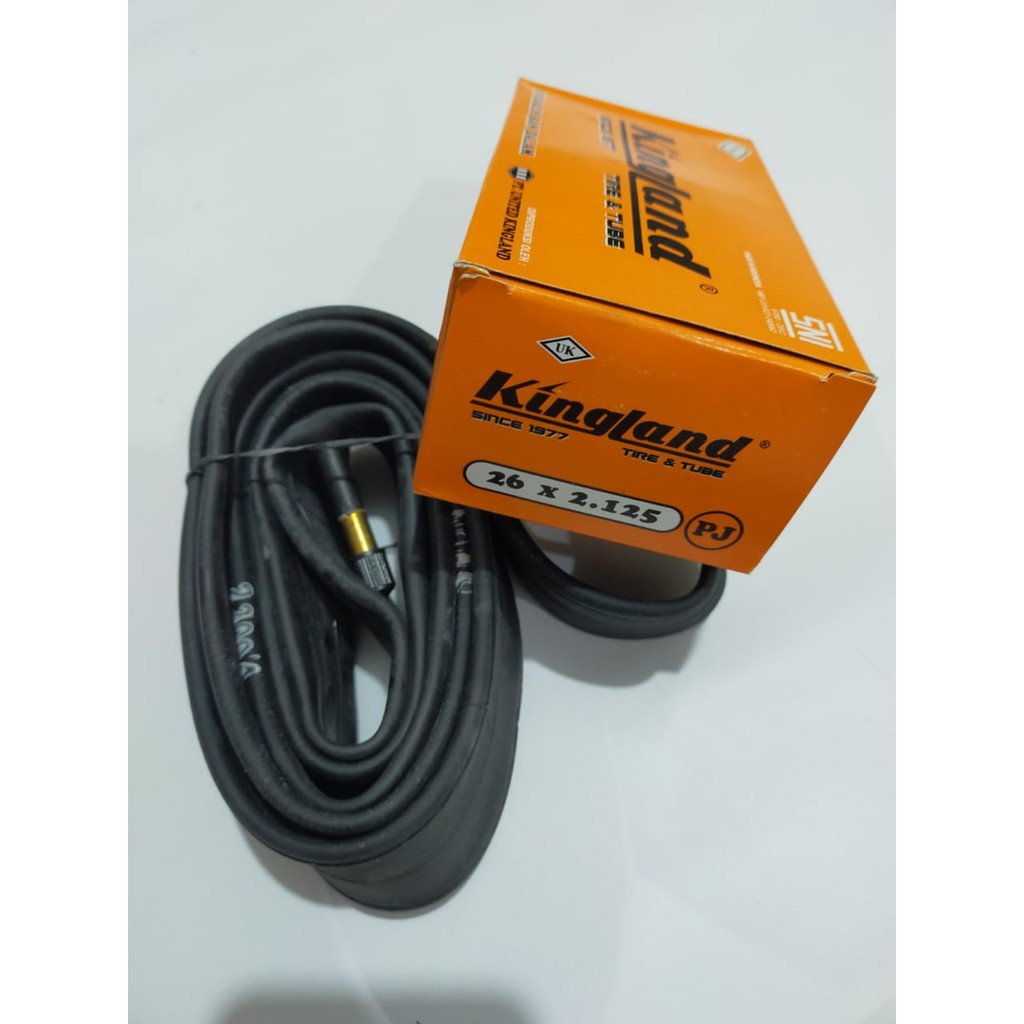 Kingland Ban dalam 26 x 2.125 pentil motor AV panjang 48 mm sepeda MTB federal