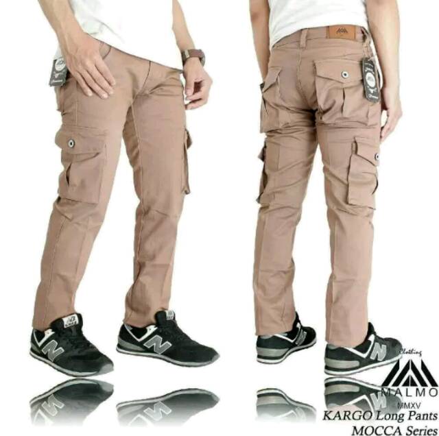Celana cargo pria cargo long pants cargo panjang