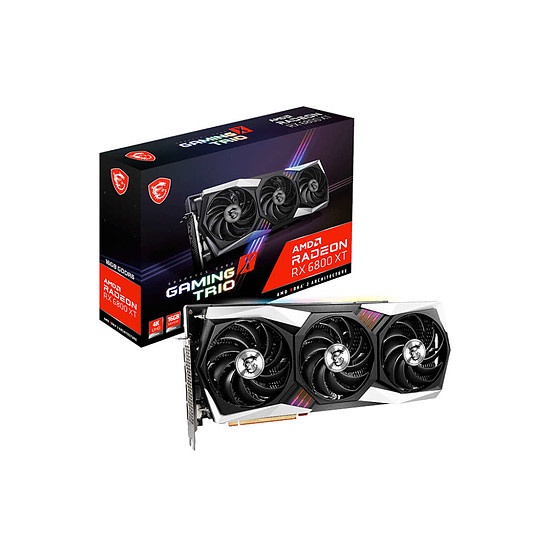 VGA AMD MSI RX 6800 XT GAMING X TRIO 16G 16GB GDDR6