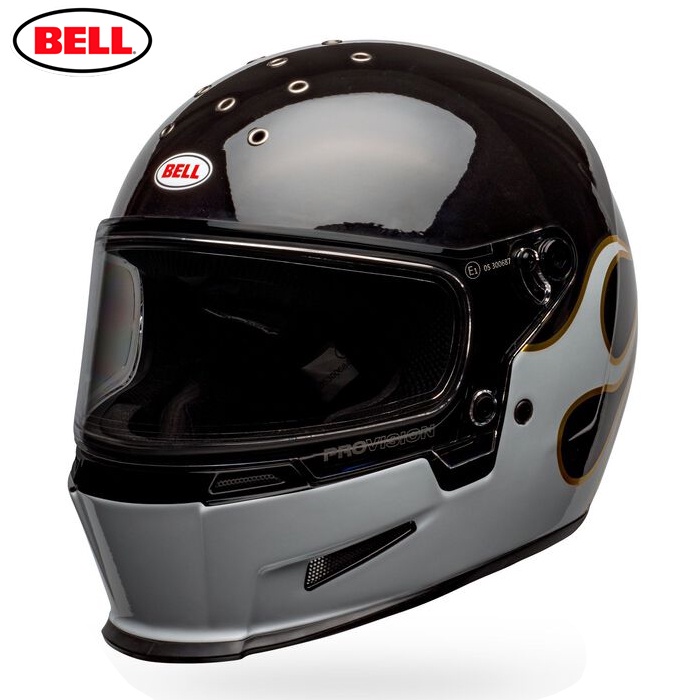 Bell Eliminator Stockwell Gloss Black/White Full Face Helmet