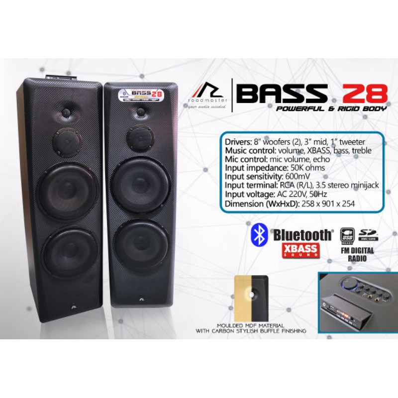 Speaker Aktif Roadmaster Bass 28