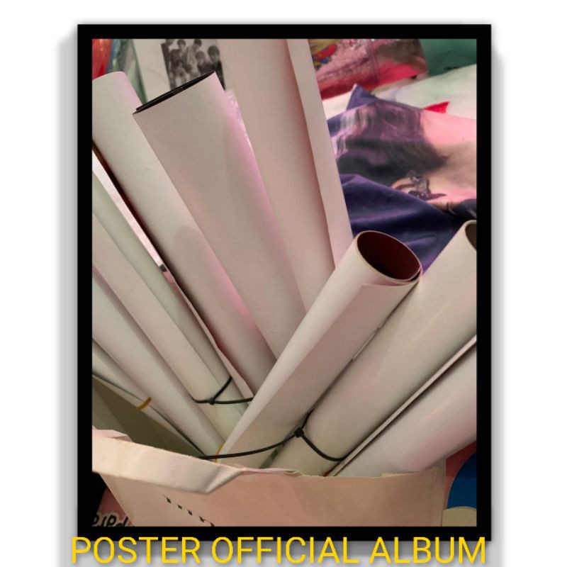 POSTER OFFICIAL ALBUM BTS SLA SA / BE DELUXE / BUTTER CREAM / PEACHES