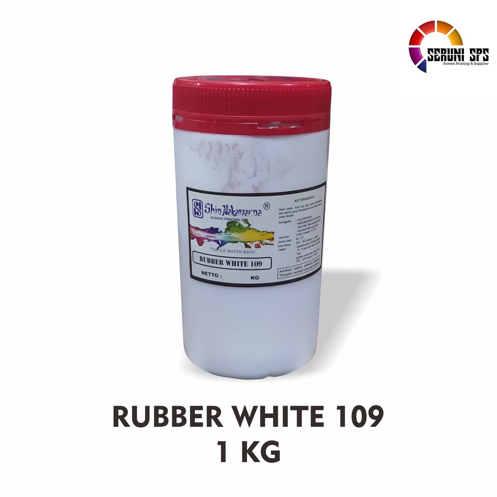 

Shin Nakawarna Cat / Tinta / Sablon Rubber White 109 - 1 kg