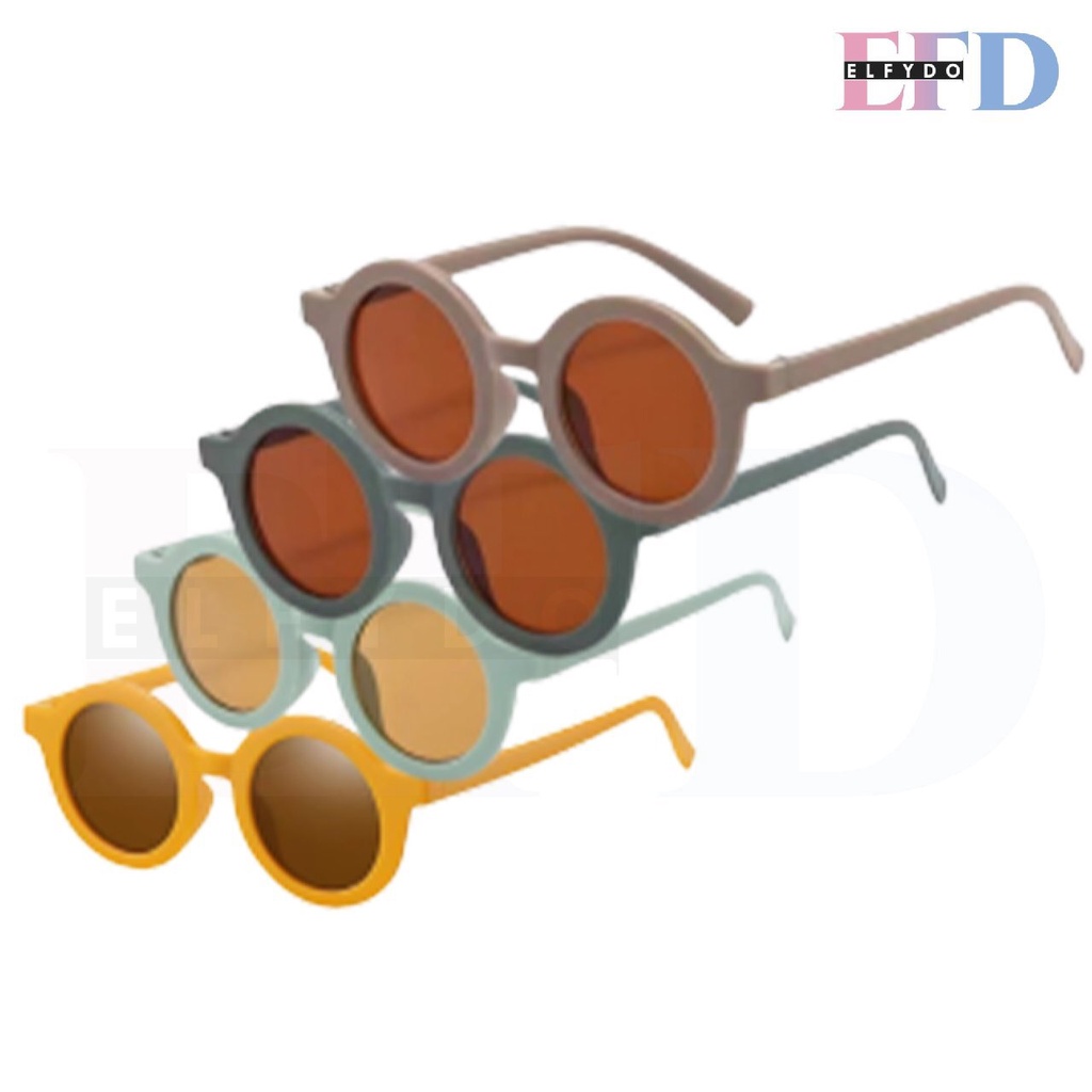 ELFYDO K713 Kacamata Fashion Anak Polos Kids Sunglasses Korea Style