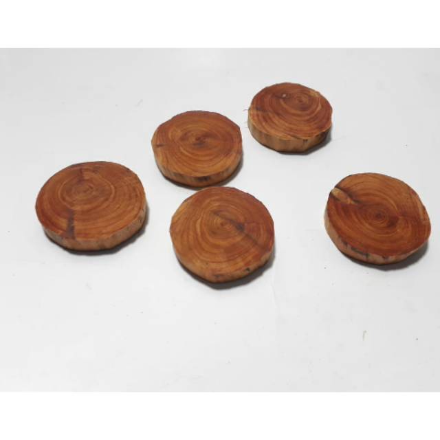 Bandul kalung kayu Cendana wangi asli