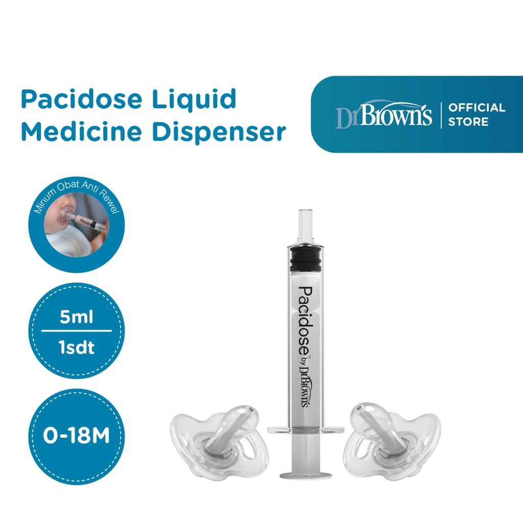 Dr. Brown's Pacidose Liquid Medicine Dispenser, Combo Pack - Stage 1 &amp; Stage 2 / Pipet Obat Bayi